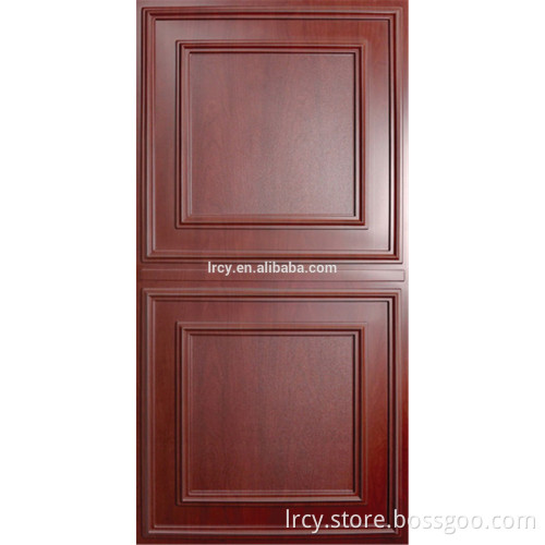 2016 new design low price wooden door manufacturer